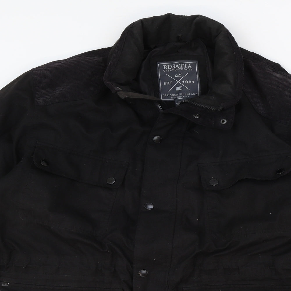 Regatta Mens Black Jacket Size L Zip