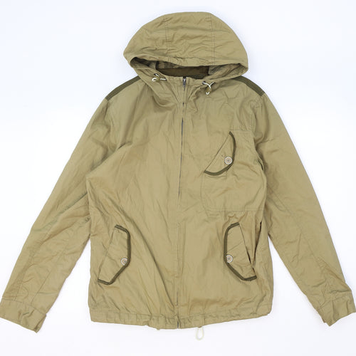 River Island Womens Beige Jacket Size S Zip