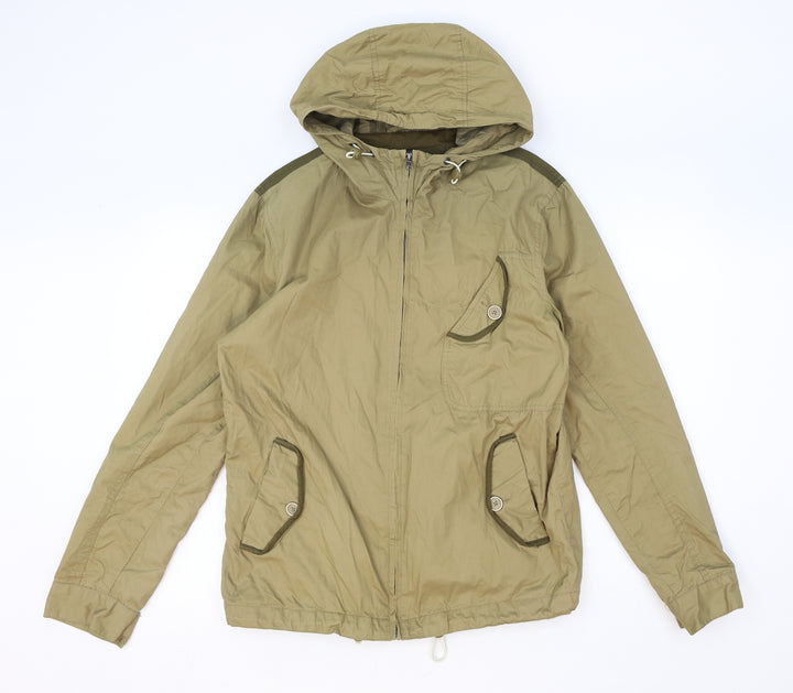 River Island Womens Beige Jacket Size S Zip