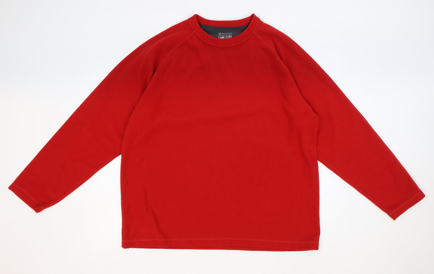 Marks and Spencer Mens Red Polyester Pullover Sweatshirt Size XL
