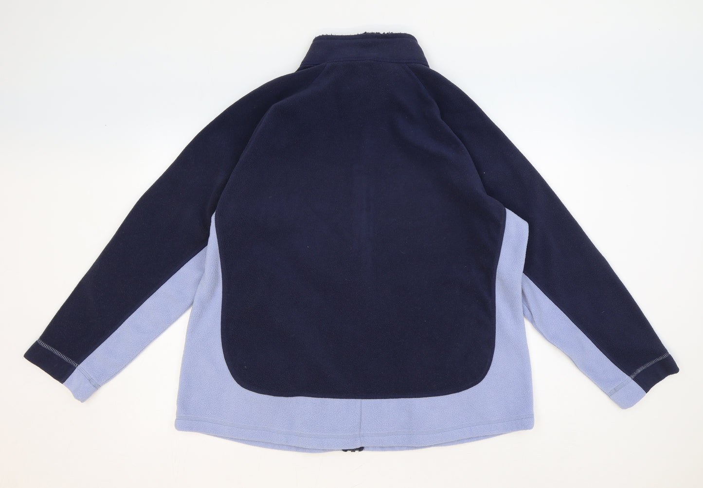 Marks and Spencer Womens Blue Jacket Size 20 Zip