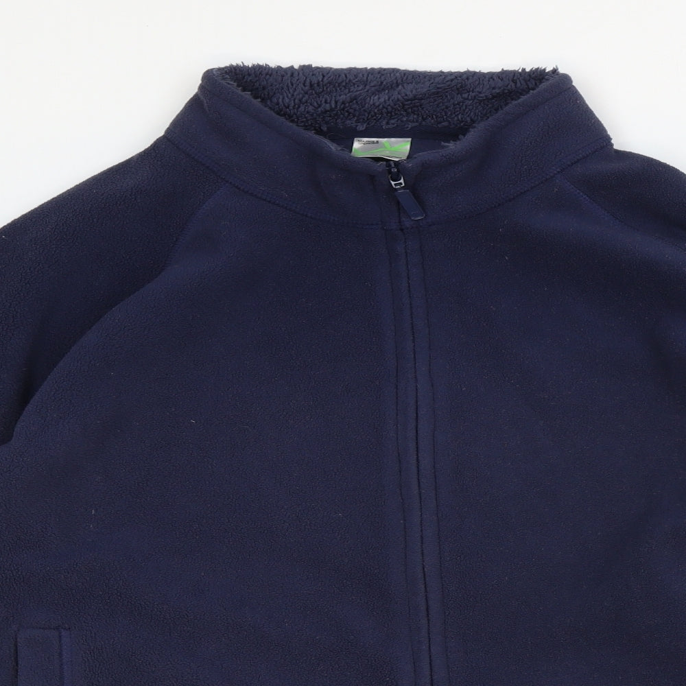 Marks and Spencer Womens Blue Jacket Size 20 Zip