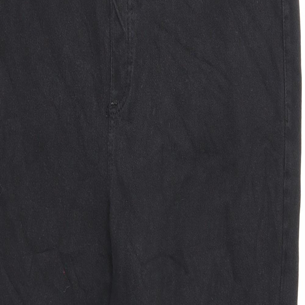 Marks and Spencer Womens Black Cotton Jegging Jeans Size 18 Regular