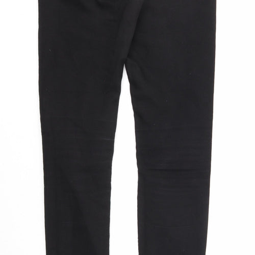 Denim & Co. Womens Black Cotton Skinny Jeans Size 10 Regular Zip