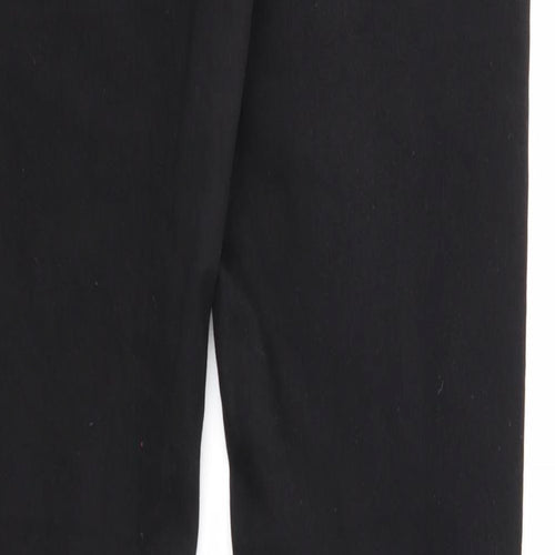 Denim & Co. Womens Black Cotton Skinny Jeans Size 10 Regular Zip