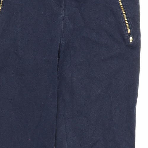 Holly & Whyte Womens Blue Cotton Skinny Jeans Size 14 Regular Zip