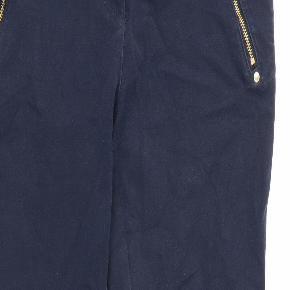 Holly & Whyte Womens Blue Cotton Skinny Jeans Size 14 Regular Zip
