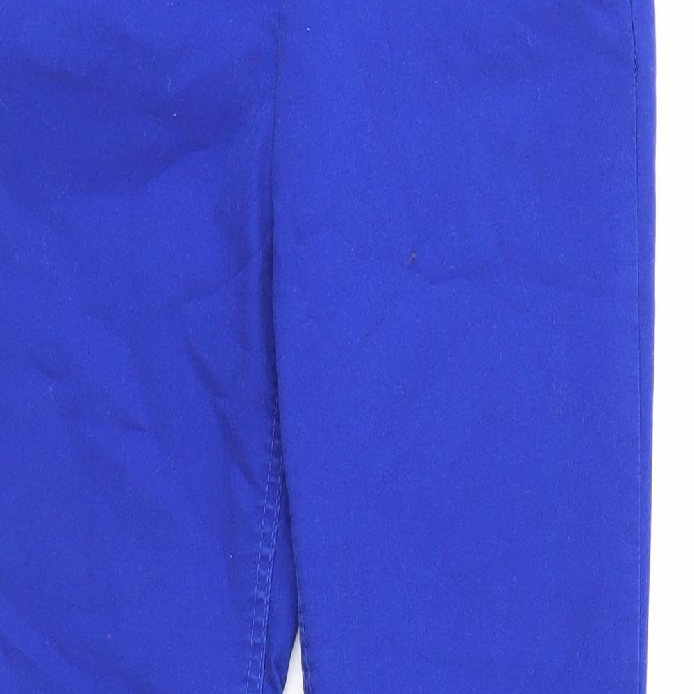 Divided Womens Blue Cotton Skinny Jeans Size 16 Regular Zip