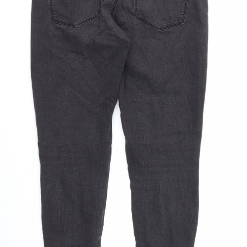 Denim & Co. Womens Black Cotton Skinny Jeans Size 10 Regular Zip