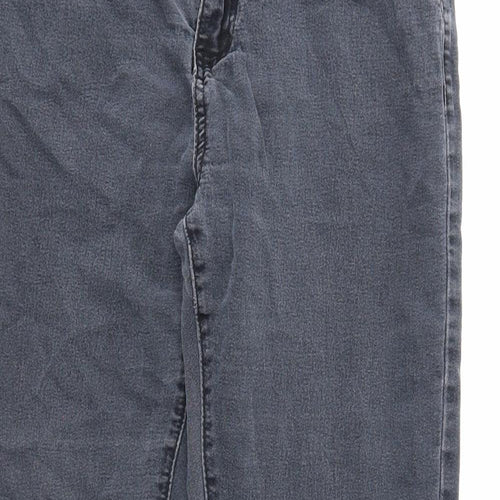 Originals Womens Black Cotton Skinny Jeans Size 12 Regular Zip