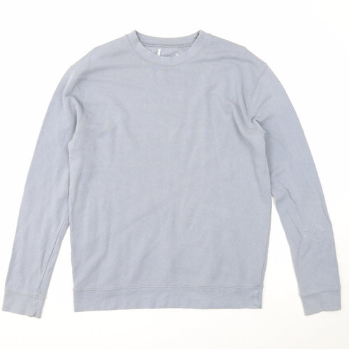 Topman Mens Grey Cotton Pullover Sweatshirt Size S