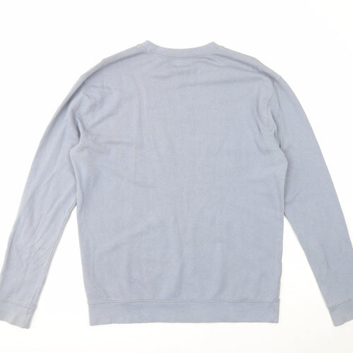 Topman Mens Grey Cotton Pullover Sweatshirt Size S