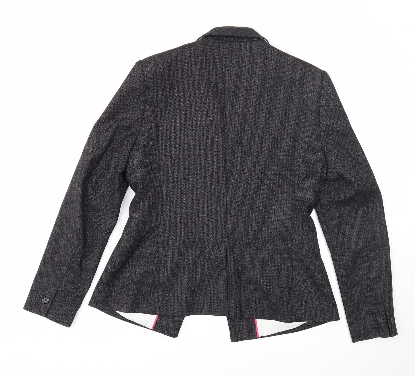 NEXT Womens Grey Polyester Jacket Suit Jacket Size 14
