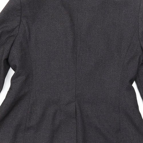 NEXT Womens Grey Polyester Jacket Suit Jacket Size 14