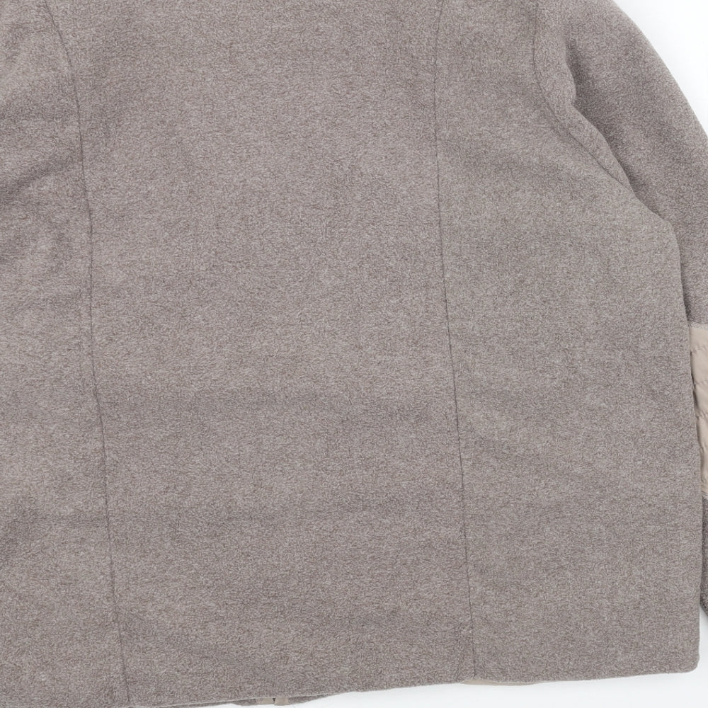 Preworn Womens Grey Jacket Size 20 Zip