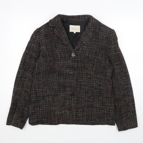 Lakeland Womens Grey Jacket Blazer Size 16 Button
