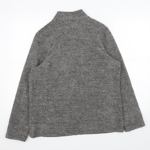 Marks and Spencer Womens Grey Jacket Size 12 Zip