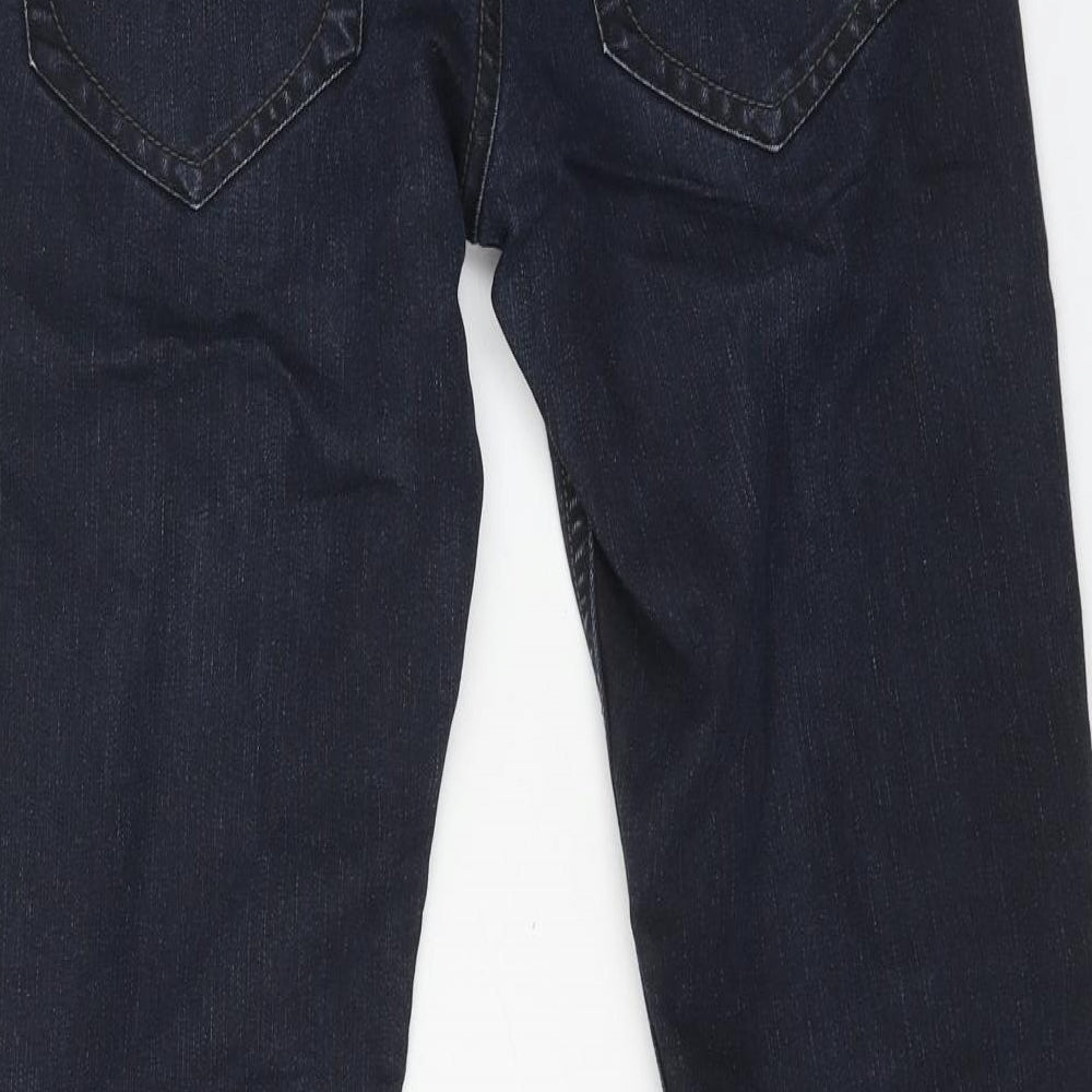 Denim & Co. Mens Blue Cotton Straight Jeans Size 28 in L30 in Regular Button
