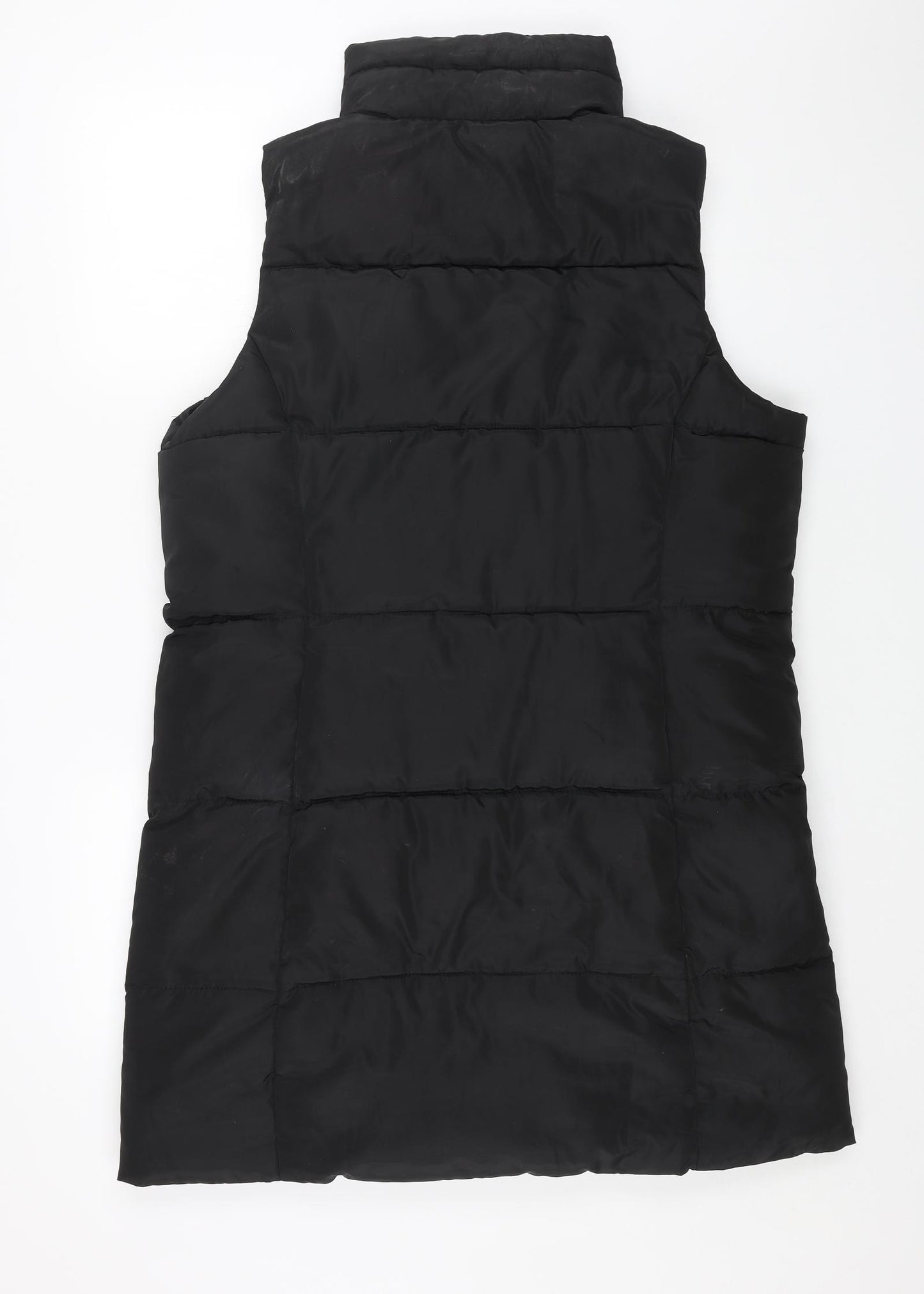 PEBBLE BAY Womens Black Gilet Jacket Size 14 Zip