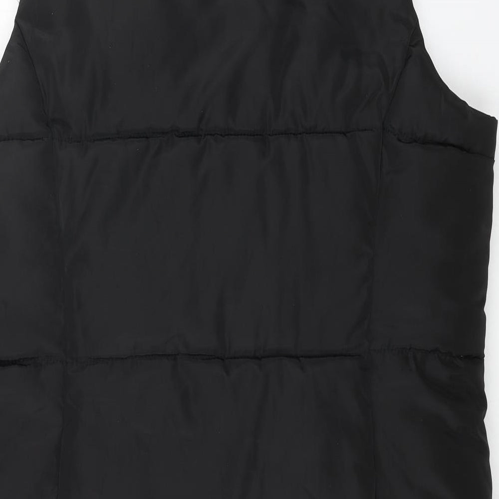 PEBBLE BAY Womens Black Gilet Jacket Size 14 Zip