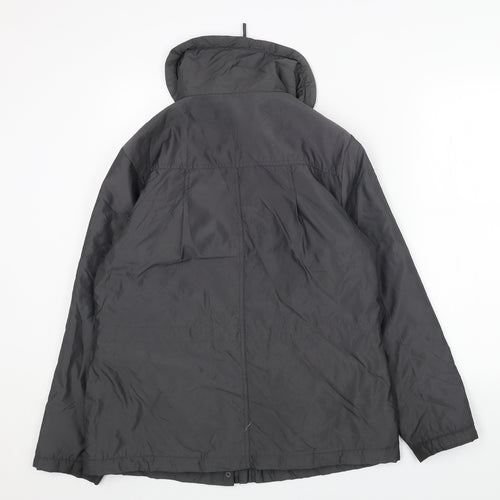Marks and Spencer Womens Grey Jacket Size 14 Zip