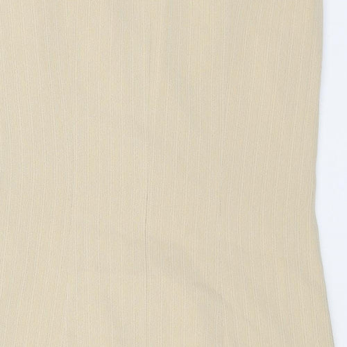 Betty Barclay Womens Beige Polyester Sheath Size 12 V-Neck Zip