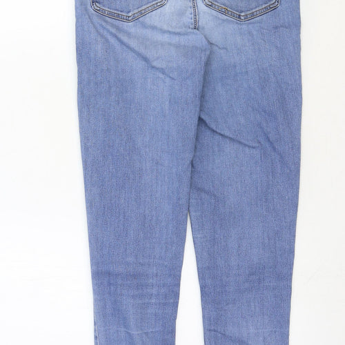 Preworn Womens Blue Cotton Jegging Jeans Size 28 in Regular Button