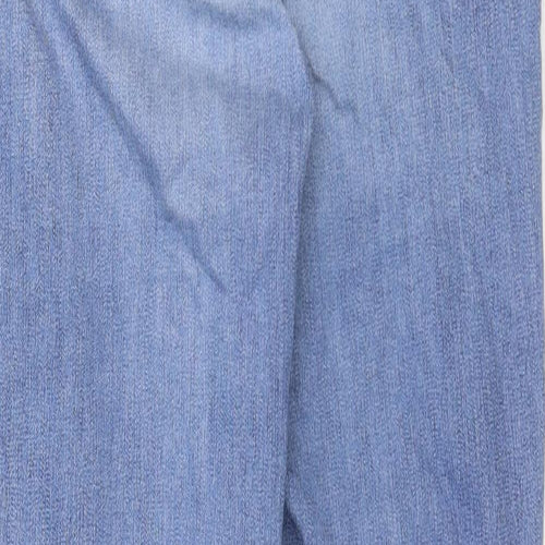Preworn Womens Blue Cotton Jegging Jeans Size 28 in Regular Button