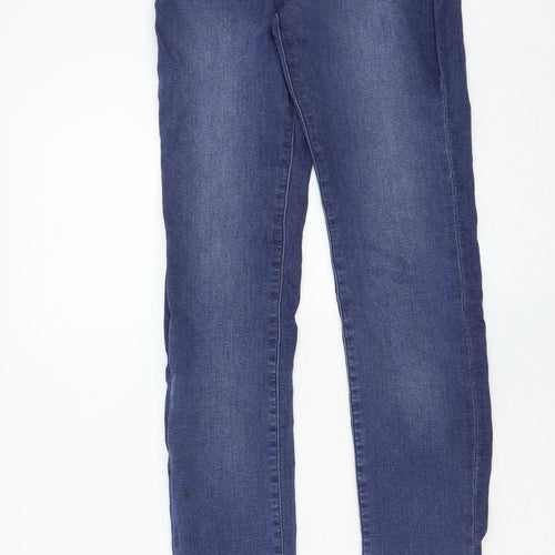 Jack Wills Mens Blue Cotton Skinny Jeans Size 26 in Regular Zip