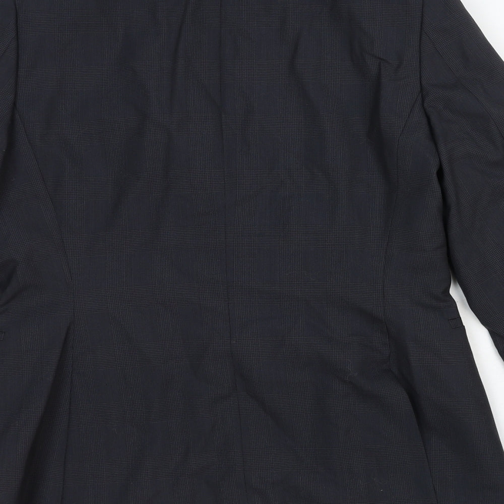 Austin Reed Womens Grey Cotton Jacket Suit Jacket Size 12