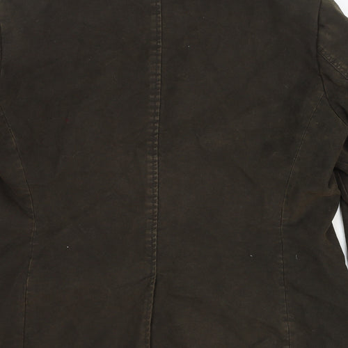 Cedarwood State Mens Brown Polyester Jacket Blazer Size 44 Regular