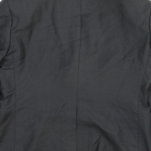 Frencheye Mens Grey Wool Jacket Suit Jacket Size 38 Regular