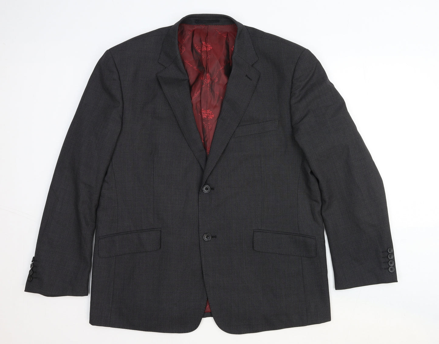 Skopes Mens Grey Wool Jacket Suit Jacket Size 44 Regular