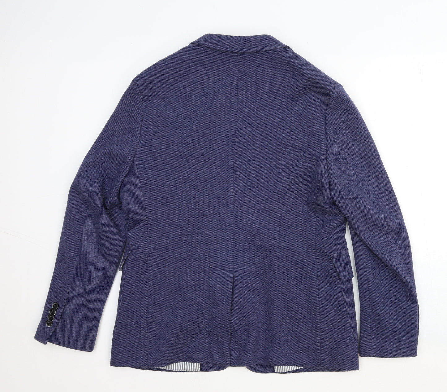 Banana Republic Mens Blue Wool Jacket Blazer Size 40 Regular
