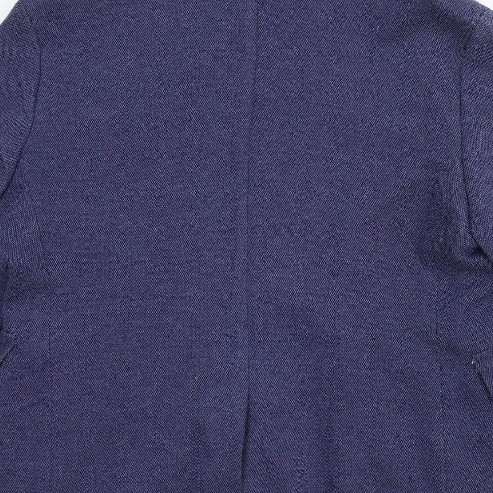 Banana Republic Mens Blue Wool Jacket Blazer Size 40 Regular