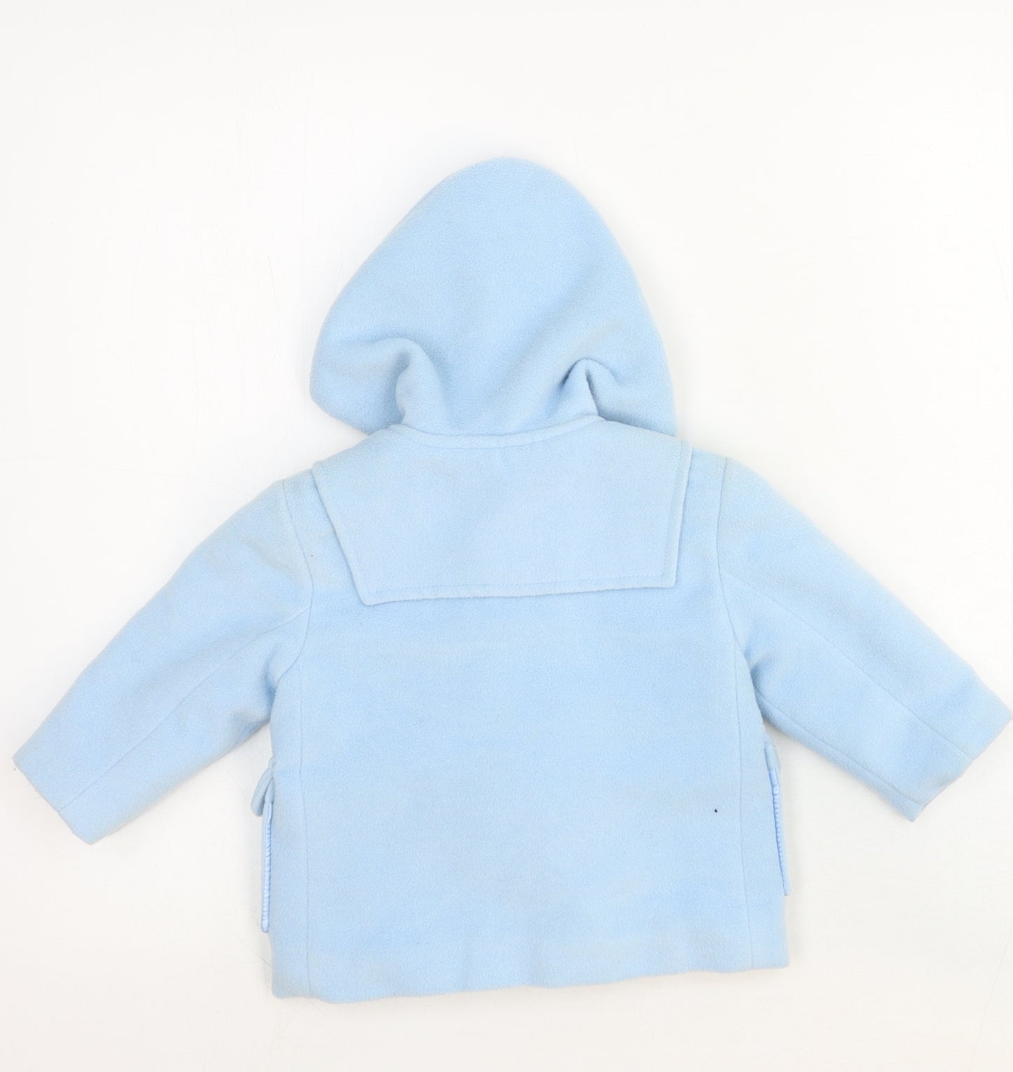 Preworn Baby Blue Duffle Coat Coat Size 12 Months Snap