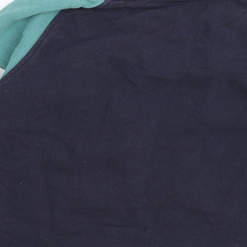 John Lewis Boys Multicoloured Colourblock Cotton Pullover Sweatshirt Size 6 Years Pullover