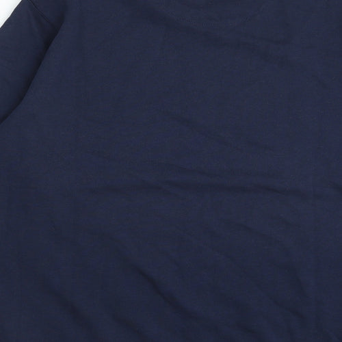 Farah Mens Blue Cotton Pullover Sweatshirt Size L