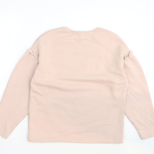 Papaya Womens Pink Cotton Pullover Sweatshirt Size S Pullover - Love