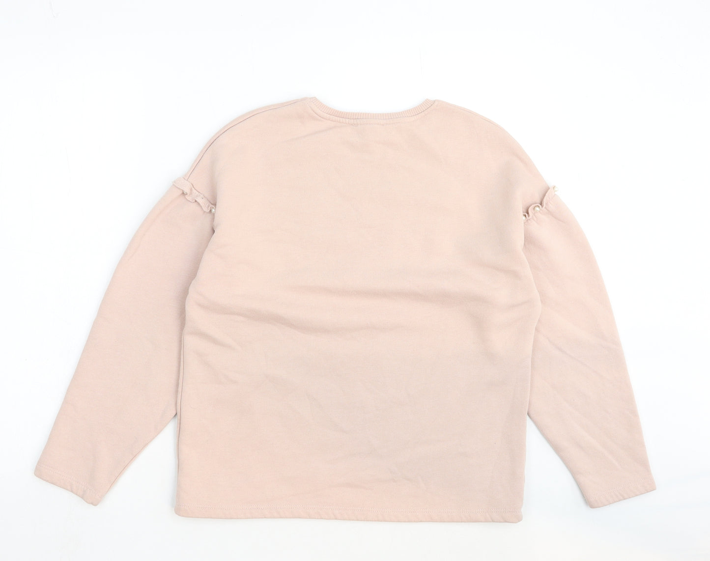 Papaya Womens Pink Cotton Pullover Sweatshirt Size S Pullover - Love