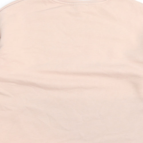 Papaya Womens Pink Cotton Pullover Sweatshirt Size S Pullover - Love
