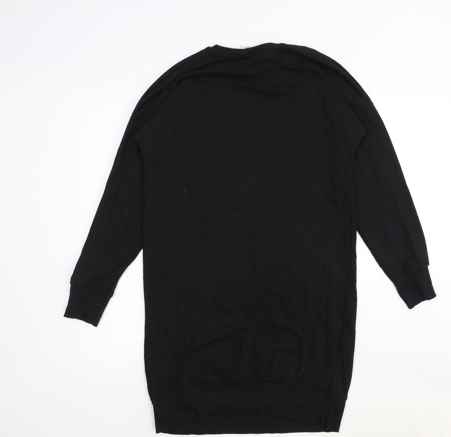 George Womens Black Cotton Pullover Sweatshirt Size 8 Pullover - Emily In Paris