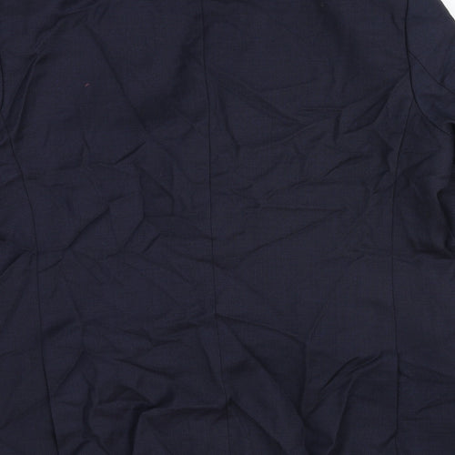 Marks and Spencer Mens Blue Wool Jacket Suit Jacket Size 2XL Regular