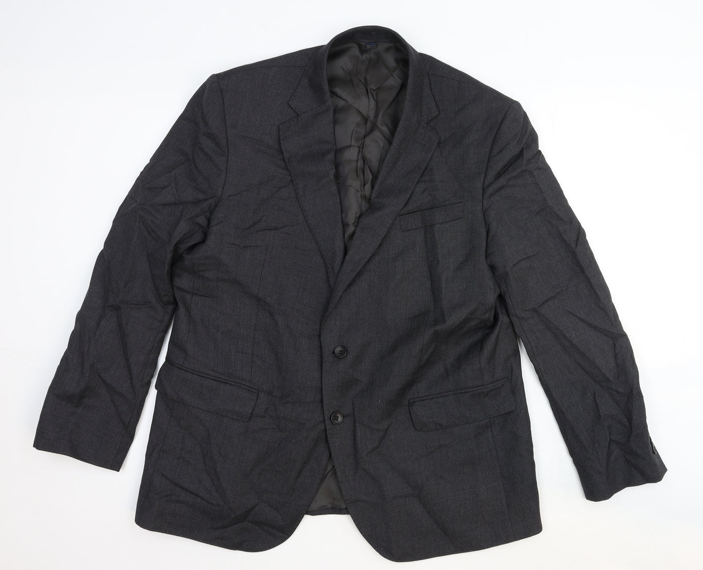 Marks and Spencer Mens Grey Wool Jacket Suit Jacket Size 44 Regular