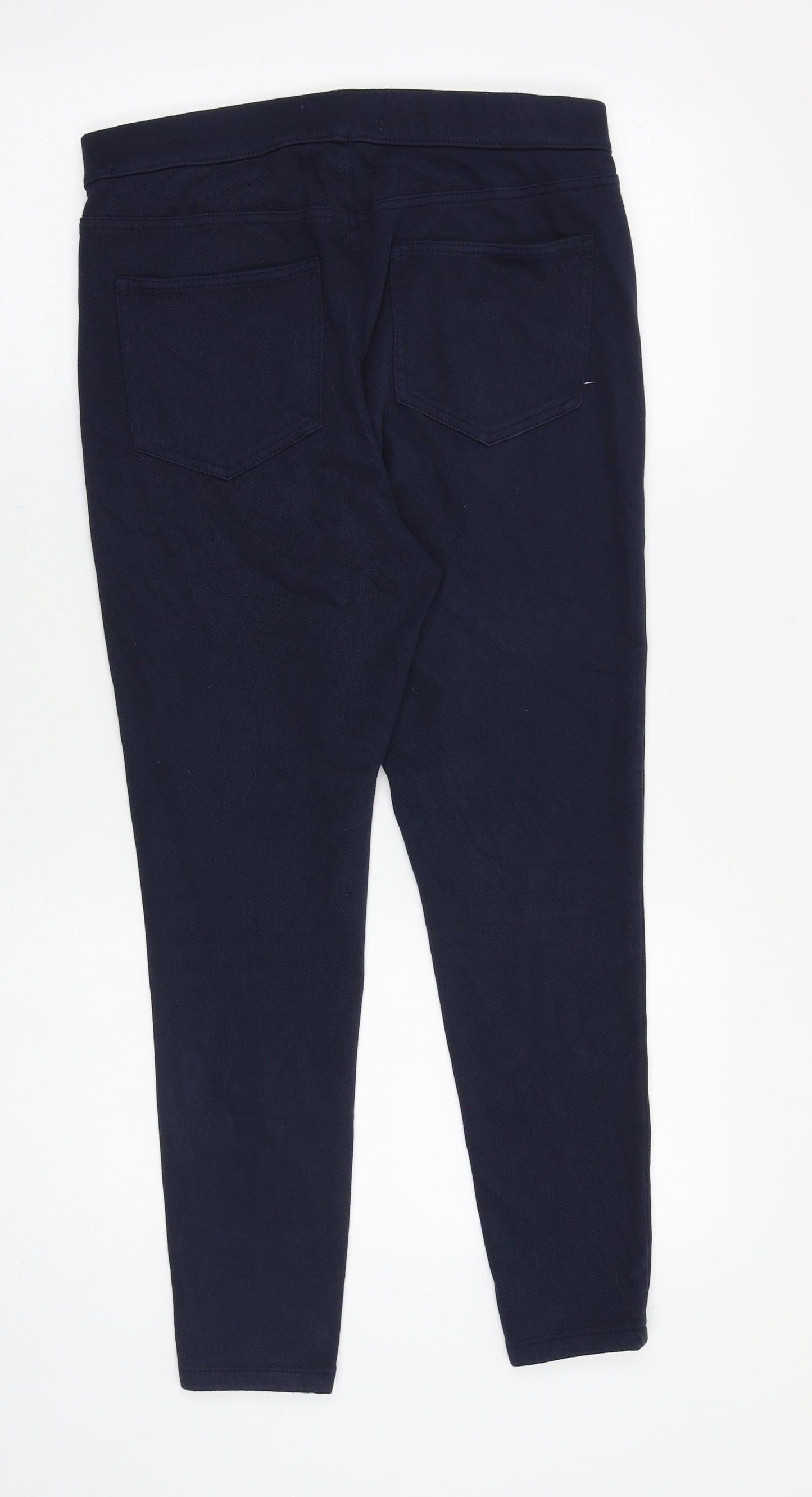 Marks and Spencer Womens Blue Cotton Jegging Jeans Size 12 Slim