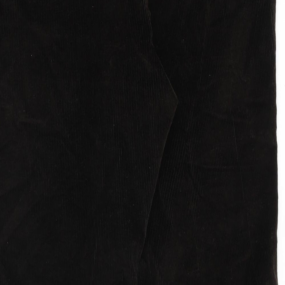 Marks and Spencer Mens Brown Cotton Trousers Size 38 in Regular Zip