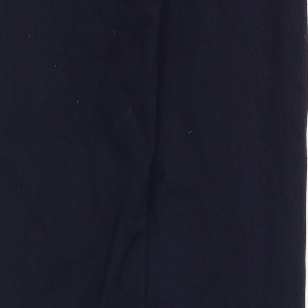 Marks and Spencer Womens Blue Cotton Skinny Jeans Size 8 Slim Zip