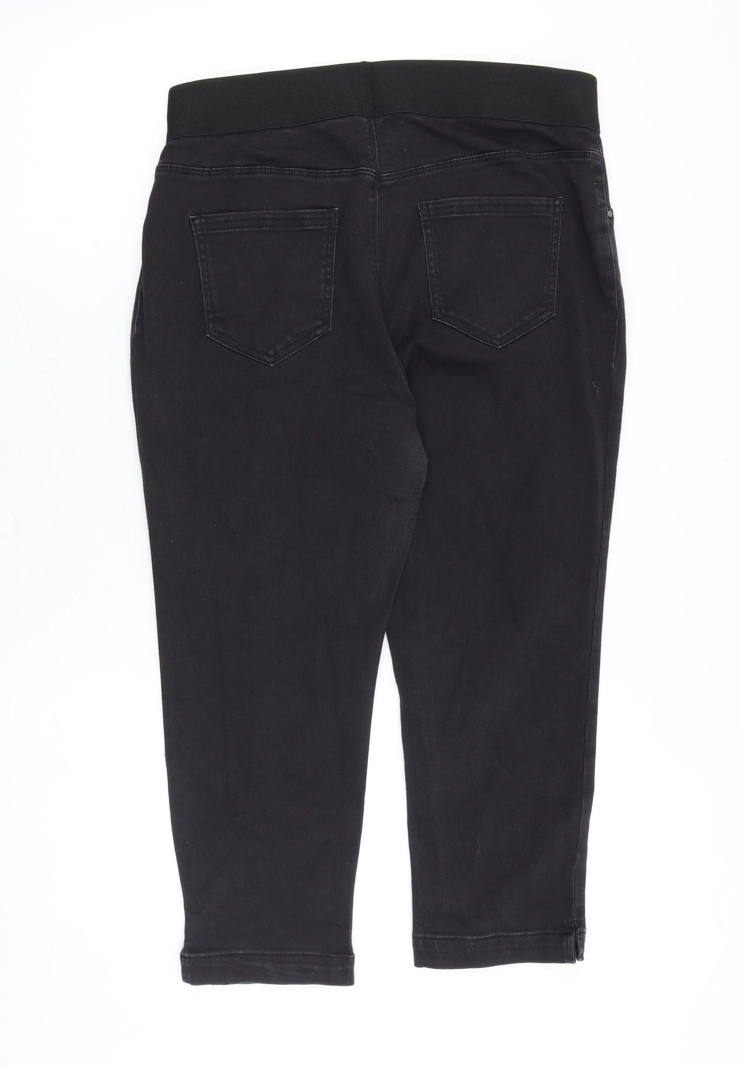 George Womens Black Cotton Jegging Jeans Size 16 Slim