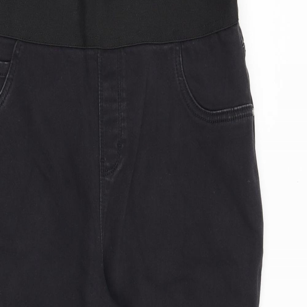 George Womens Black Cotton Jegging Jeans Size 16 Slim