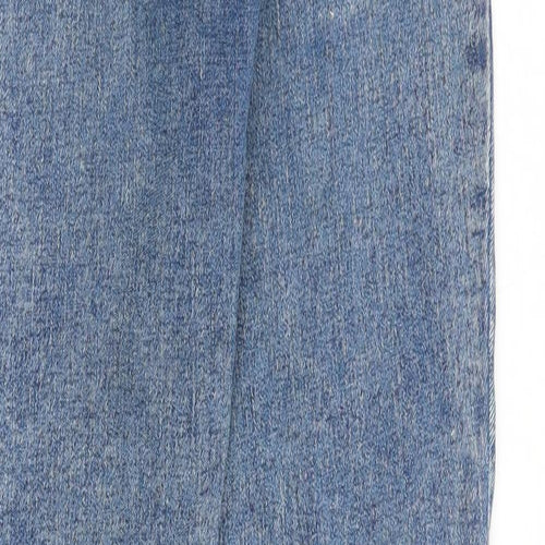 Gap Womens Blue Cotton Skinny Jeans Size 26 in Slim Zip